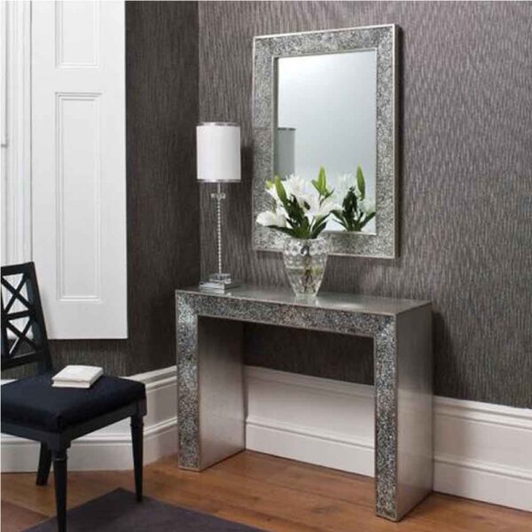 Venetian Console Table With Decorative Mirror