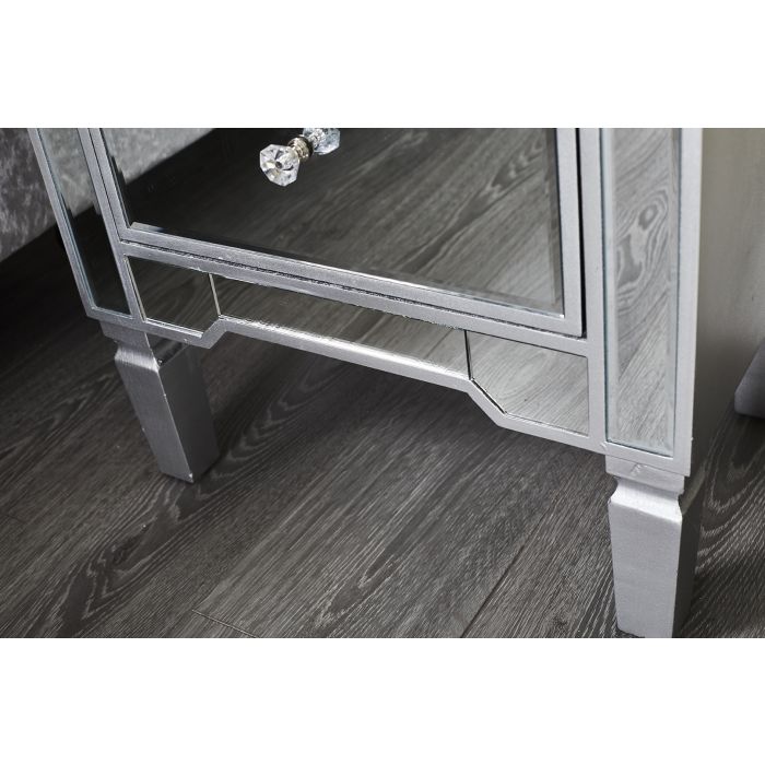 Florence Mirrored Bedside Table All Home Living