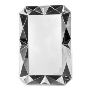 Irregular Silver Three-Dimensional Wall Mirror