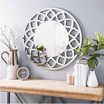 Round Decoration Modern Wall Mirror