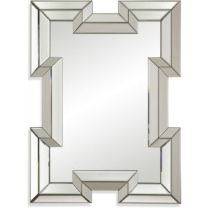 Silver Puzzle Beveled Mirror