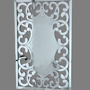 Rectangle Silver Decoration Wall Mirror