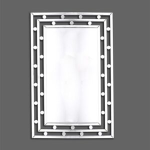 Rectangle Silver Frame Wall Mirror