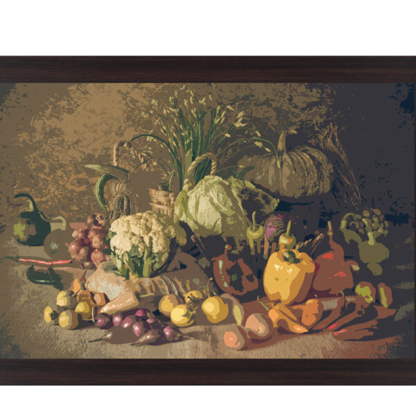 Vegetables on Canvas Dining Wall Decor