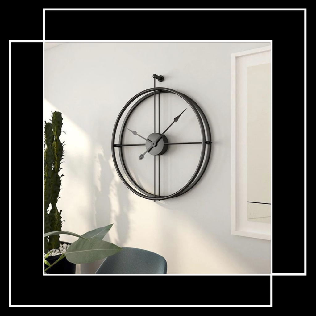 metal black Clock