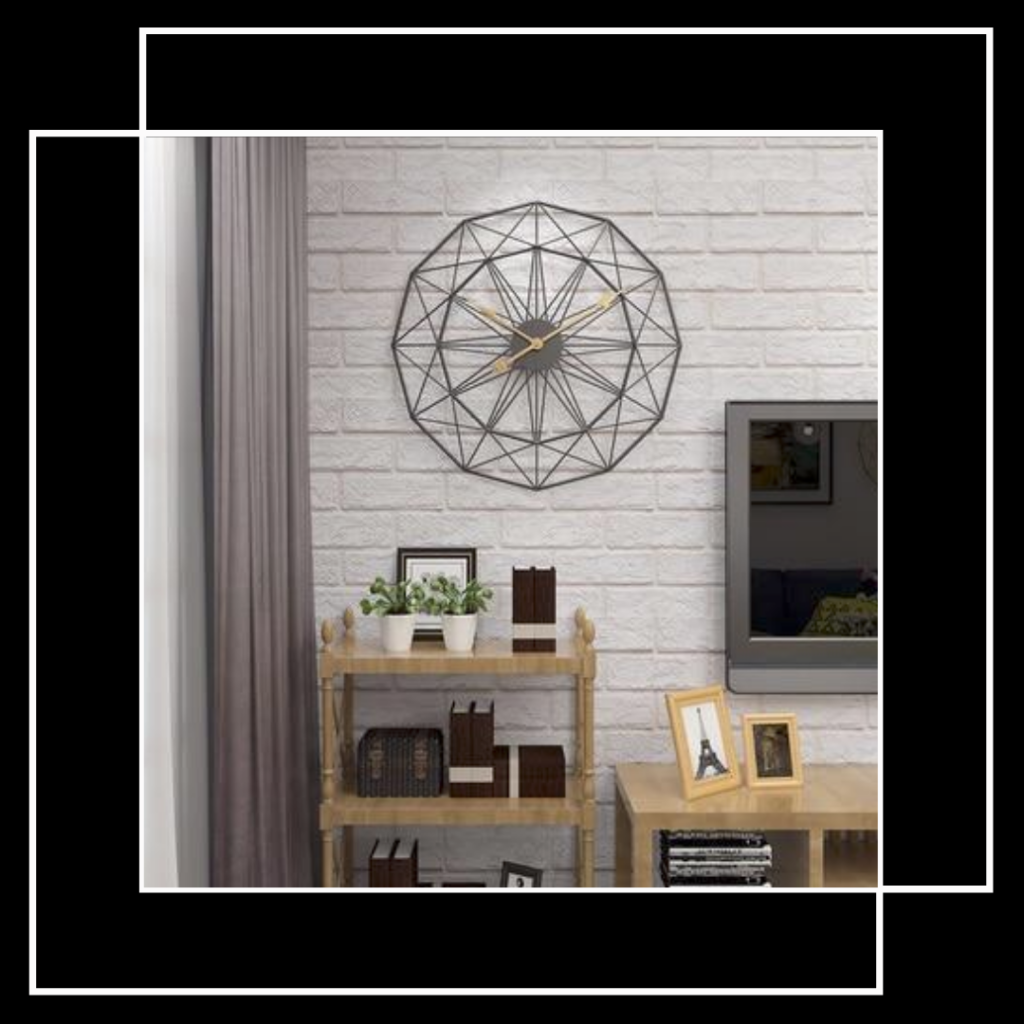 Hexagonal Wall Clock