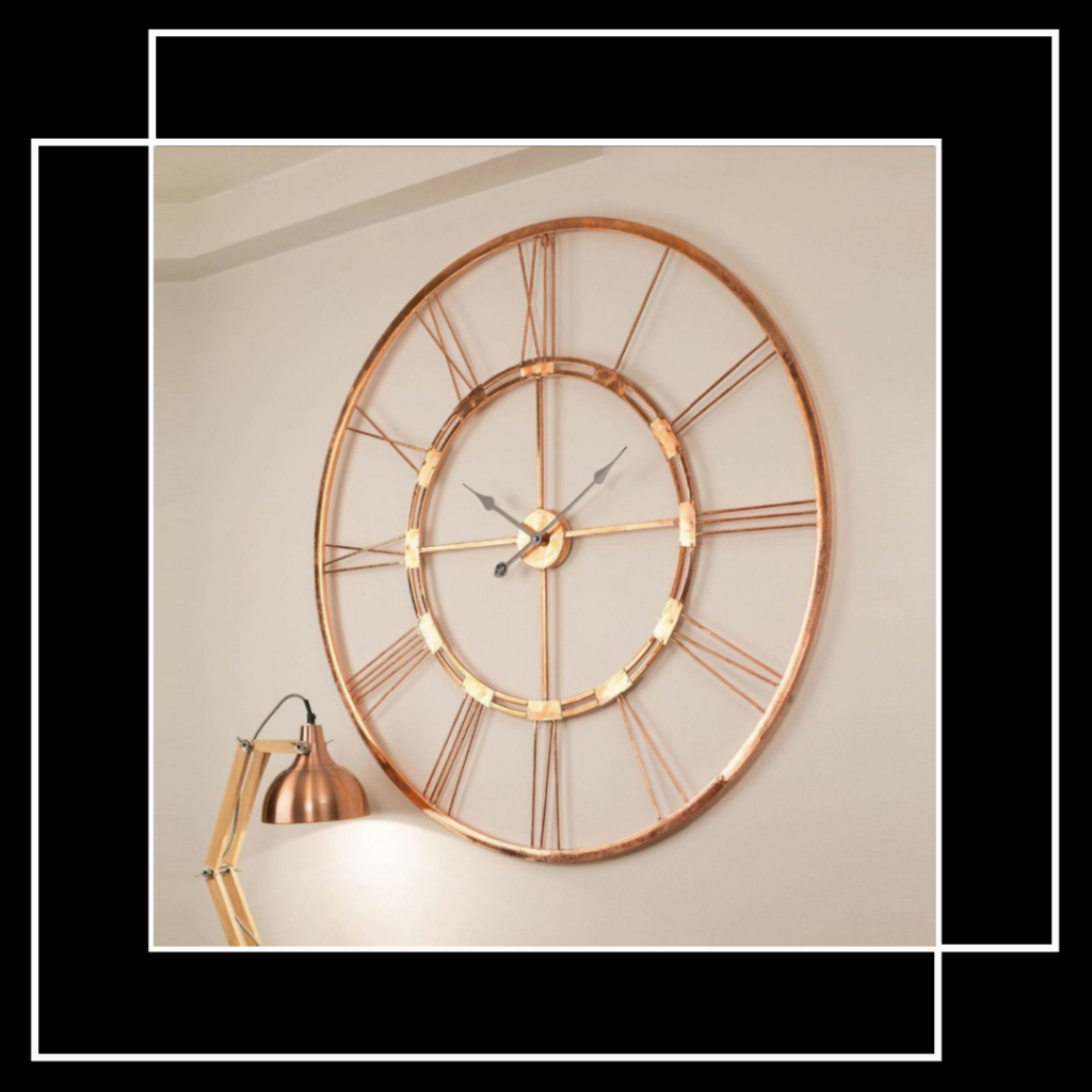 Rose Gold Clock