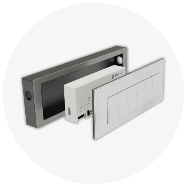 Compact SmartNode automation device for retrofit switchboards