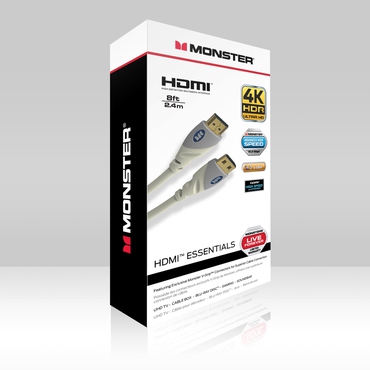 Monster Essentials® UltraHD 4K HDMI Cable