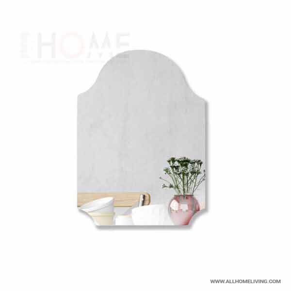 Frameless Arch Shaped Wall Mirror