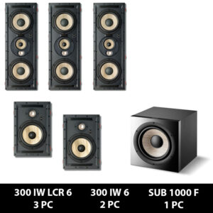 5.1 Focal 300 In-Wall Speaker Package