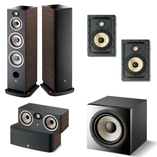 5.1 Focal Aria 948 with 300 In-Wall Home Theater Package
