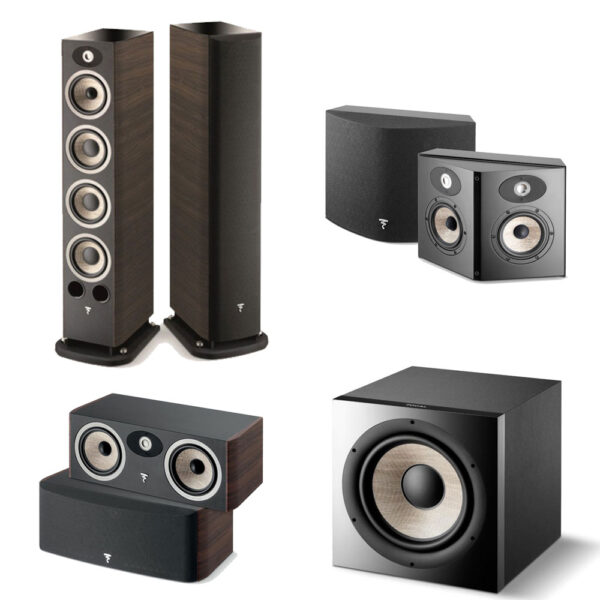 5.1 Focal Aria 936 & On Wall Home Theater Package