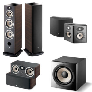5.1 Focal Aria 948 & On Wall Home Theater Package