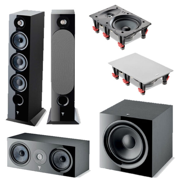 5.1 Focal Chora 826 & In-Wall Home Theater Package