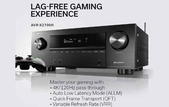 Denon AVR-X2700H 7.2 Channel 8k AV Receiver
