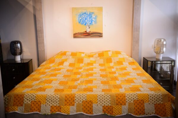 Designer Yellow Colorful Quilt