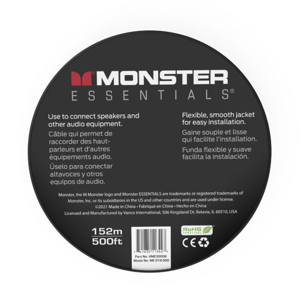 Monster Speaker Copper Wire Cable Spool ME S16-500 - Image 3